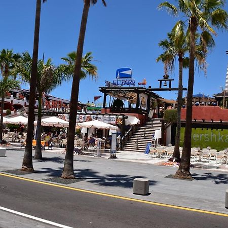 Studio Apartment No 1 Directly On The Beach And Sea, Terrace, Heated Pool, Wifi Playa de las Americas (Tenerife) Exterior photo