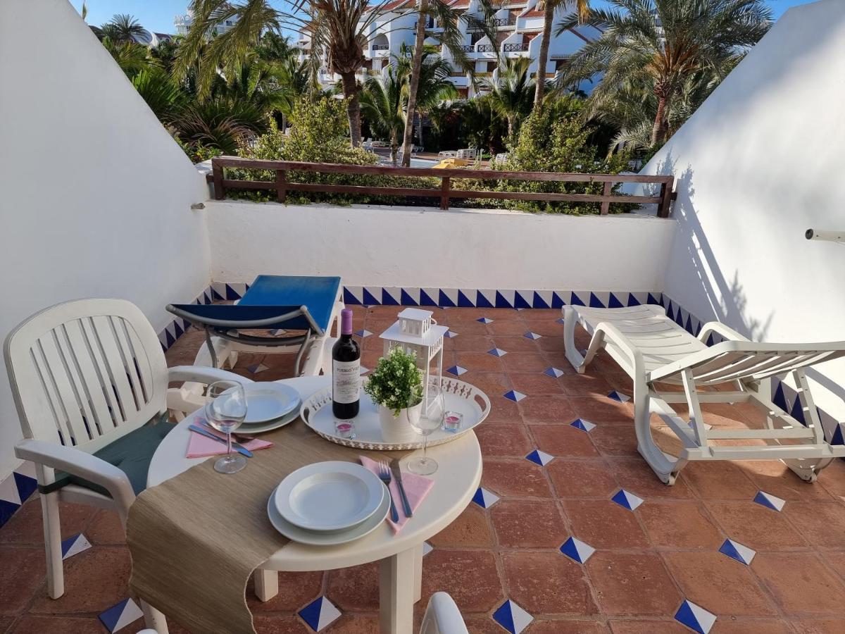 Studio Apartment No 1 Directly On The Beach And Sea, Terrace, Heated Pool, Wifi Playa de las Americas (Tenerife) Exterior photo